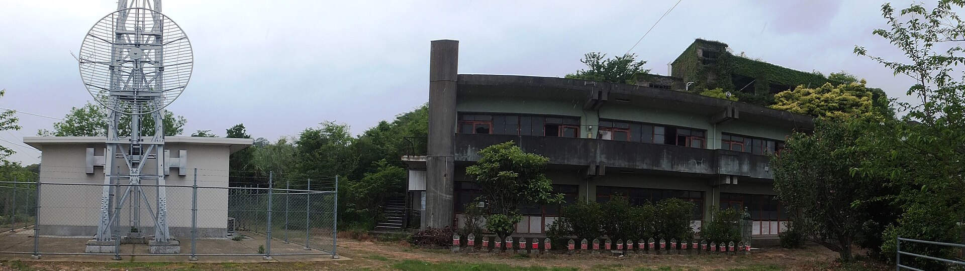 The closed branch school on Aoshima