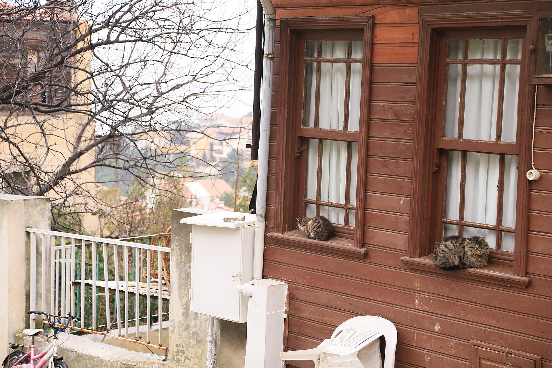 A quiet street on Büyükada, Istanbul