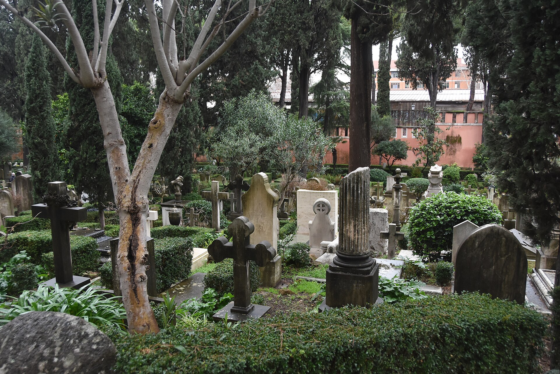 Inside the Non-Catholic Cemetery of Rome
