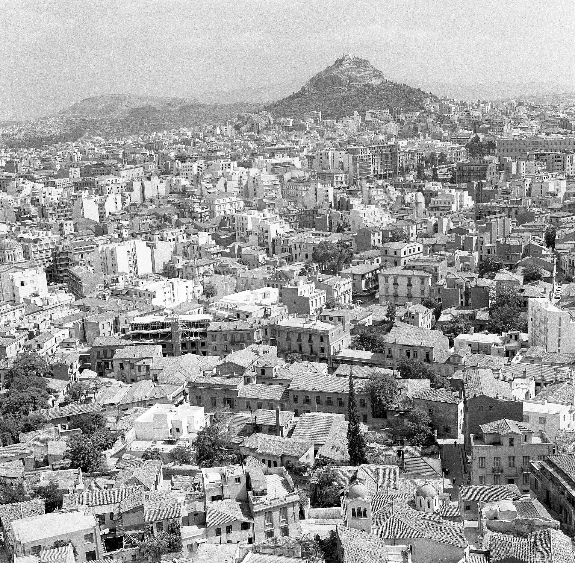 The Acropolis of Athens seen from below